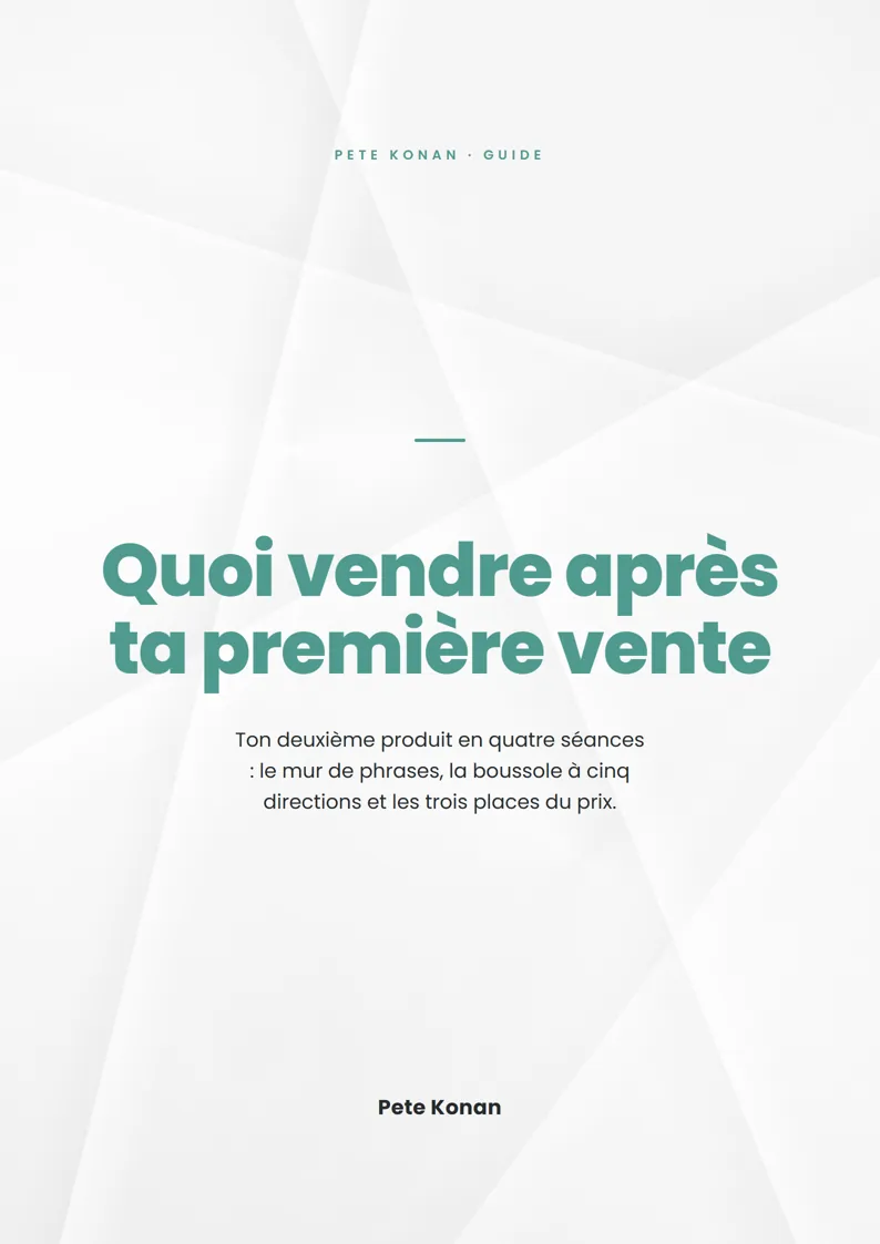 Couverture : Quoi vendre après ta première vente